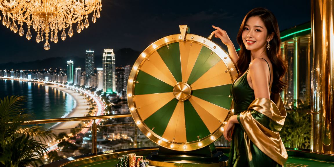 Người chơi tham gia vòng quay may mắn và chương trình tiệc tùng tại casino Nha Trang